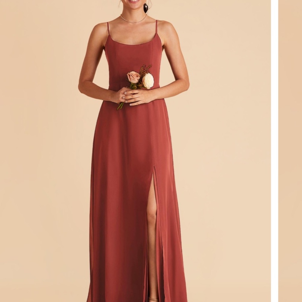 Birdy Grey chiffon spice Bridesmaid Gown